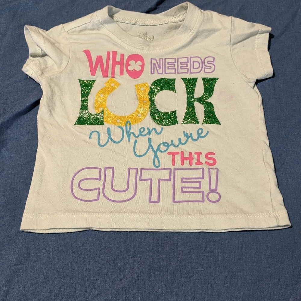Who needs luck when you're this cute shirt